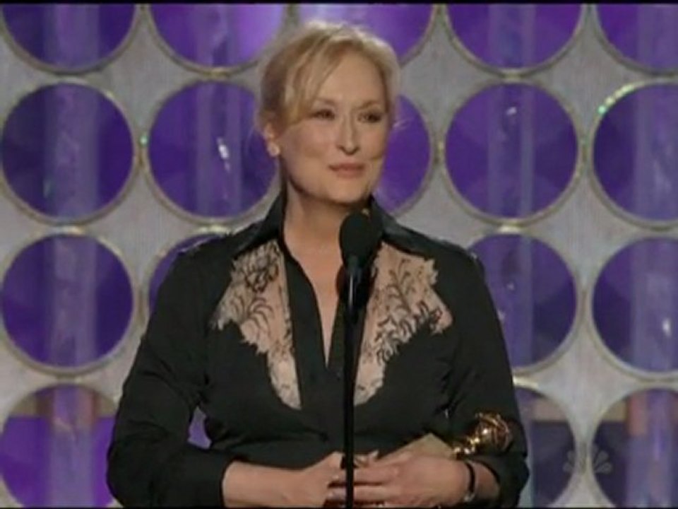 GOLDEN GLOBES: Meryl Streep wins