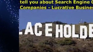 Search Engine Optimization Companies - Lucrative Business Ventures