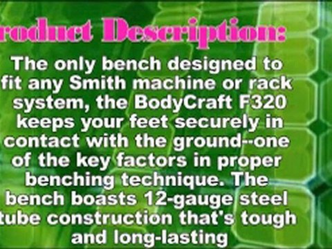 BodyCraft F320 Flat Incline Decline System Bench