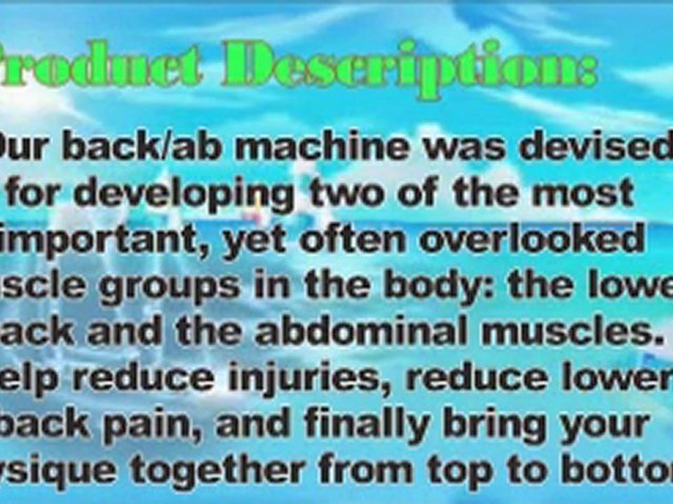 Giant Ab Back Machine