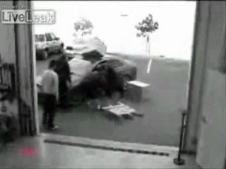 Parking Lot Forklift Accident
