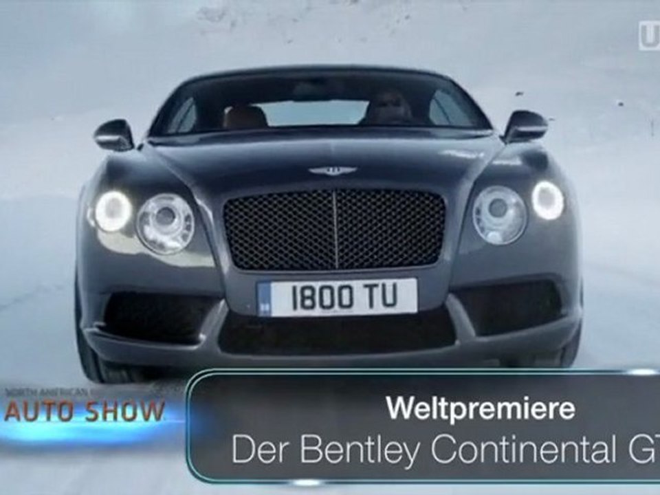 Detroit 2012 - Bentley mit neuem V8
