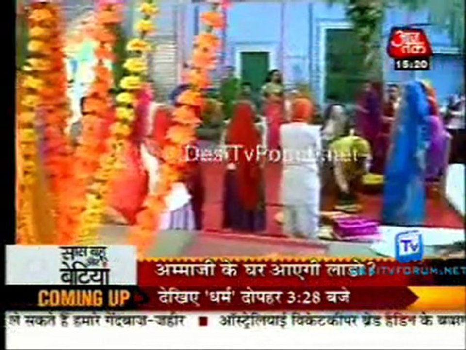 Saas Bahu Aur Betiyan [Aaj Tak] - 10th January 2012 Part3