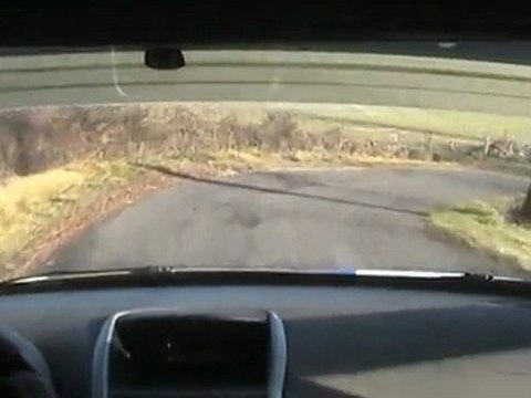 FX BLANC RALLYE 207 RC Séance d'essai hivernale