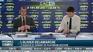 Olivier Delamarche - Les chiffres américains sont un gag - BFM Business - 10/01/2012