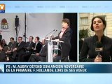 Aubry défend Hollande lors de ses voeux pour 2012