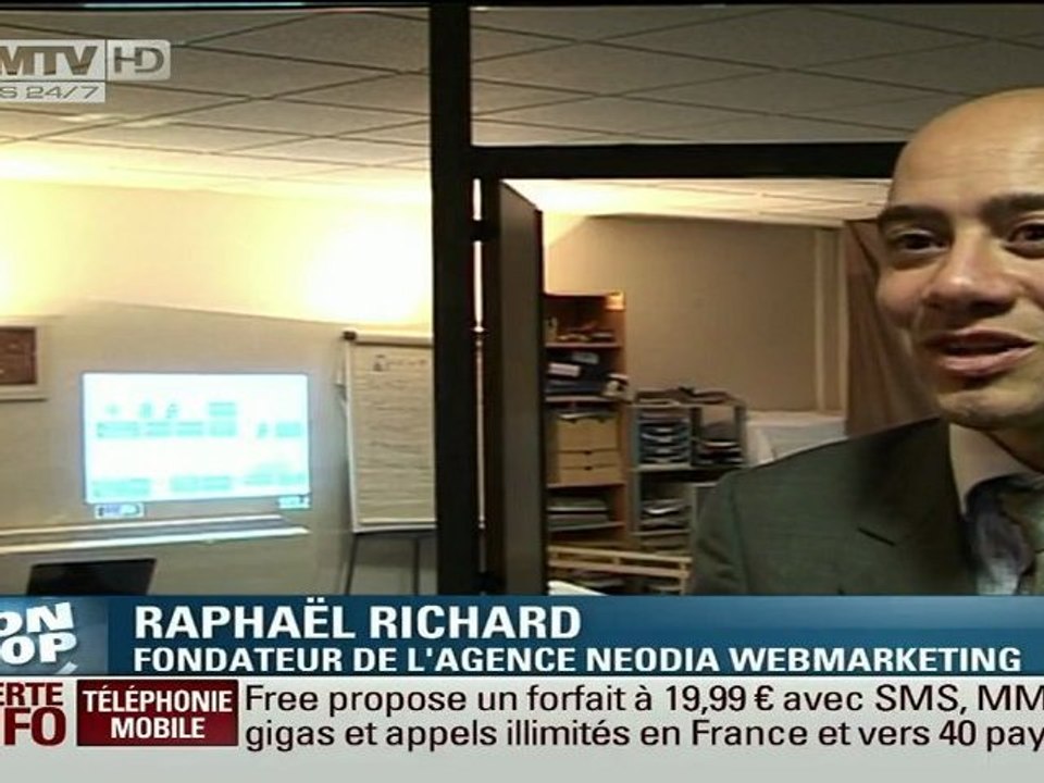 BFM TV: Raphaël Richard sur l'opération de buzz marketing de Free Mobile