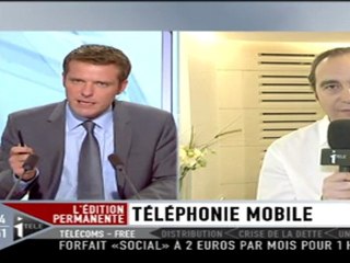 FreeMobile : Interview de Xavier Niel sur Itélé