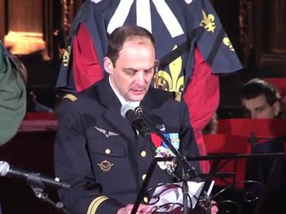 Discours Colonel Hirtzig, Commandant la base aérienne de Bricy, Commandant d'armes de la place d'Orléans