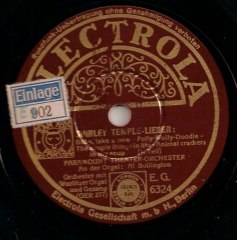 Shirley Temple Lieder Potpourri - Paramount Theater Orchester mit Gesang