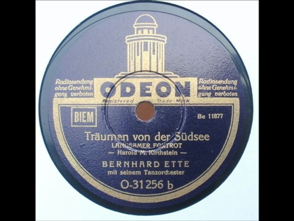 Träumen von der Südsee - Bernhard Ette Tanzorchester