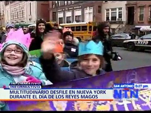 La Gran Manzana celebra el día de los Reyes Magos con un multitudinario desfile