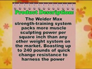 Weider Max Weight System