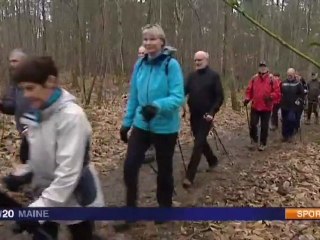 La "marche nordique" présente au Cross "Ouest-France"