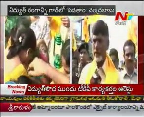 Chandrababu Talking To Media In Padayatra