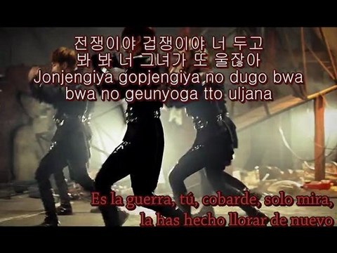 [SeD]MBLAQ - It's War (español+hangul+romanizado)