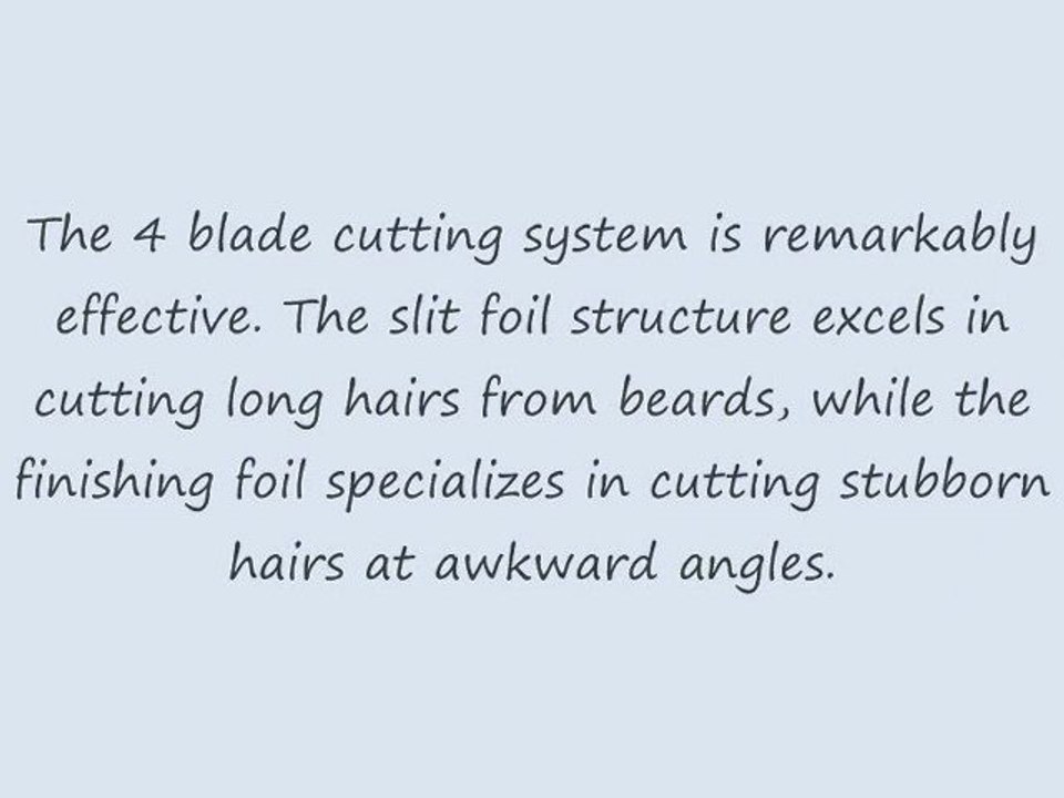 Panasonic ES8249S Men's 4-Blade (Arc 4) Wet/Dry Nanotech Rechargeable Electric Shaver Review