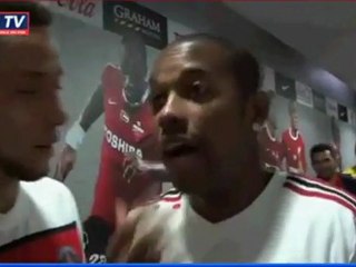 Nene _ Robinho after Milan AC - PSG