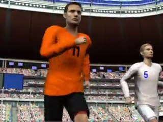 Netherlands 2 -- 1 Slovakia (Robben, 18 Sneijder, 84 -- Vittek, (pen 90+4)