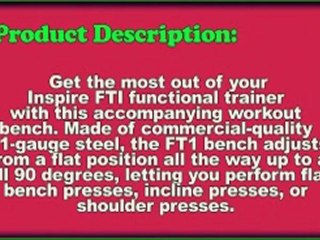 Inspire FT1 Flat and Incline Bench