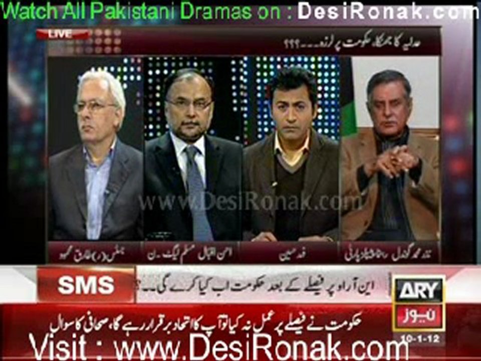 Pakistan Tonight bY ARY News 10th January 2012 part 1
