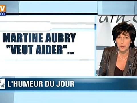 Martine Aubry veut aider ...