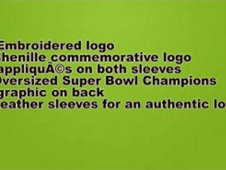 New York Giants Full Zip Commemorative Wool Varsity Jacket