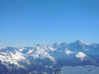 Mont-Blanc vu des Aravis ( Zion )