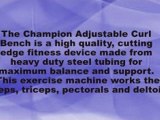 Champion Adjustable Curl Bench