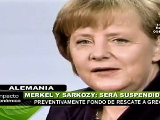 Merkel y Sarkozy aseguran que avanza diseño de pacto fiscal