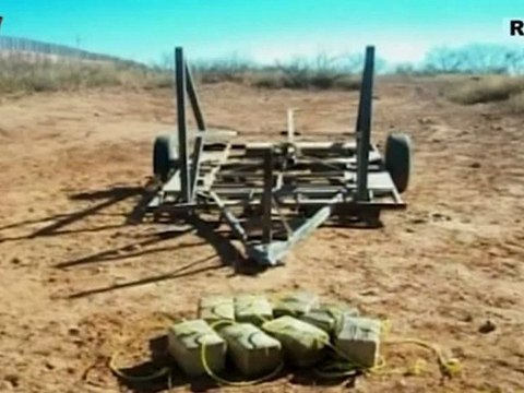 Mexican gangs caught using pot catapult to deliver drugs