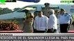 Mauricio Funes asiste a toma de posesión de Ortega