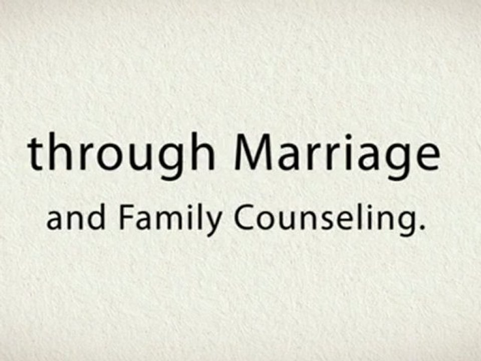 Marriage and Family counseling