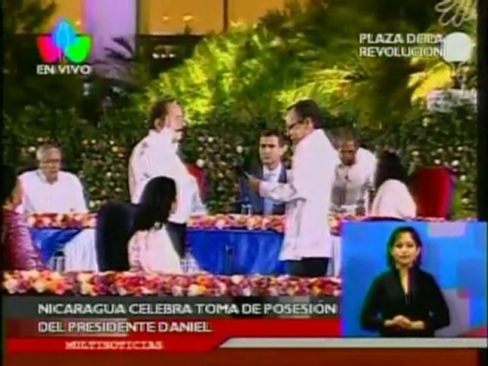 Ortega sworn into office