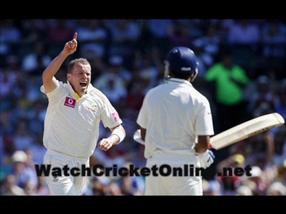 watch Australia vs India test matches 2011 live stream