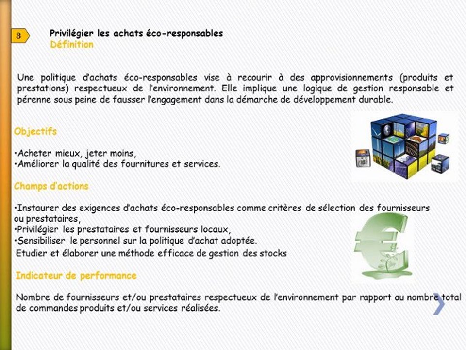 Charte de développement durable