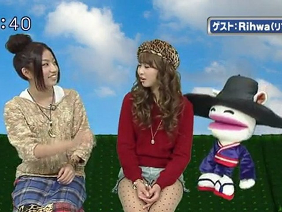 sakusaku 120111 2 ゲストは二度目のRihwaさんです 3/5