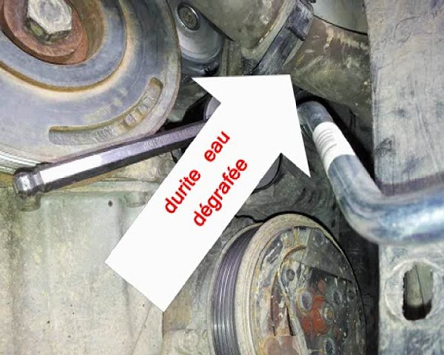 306 HDI courroie accessoires changement