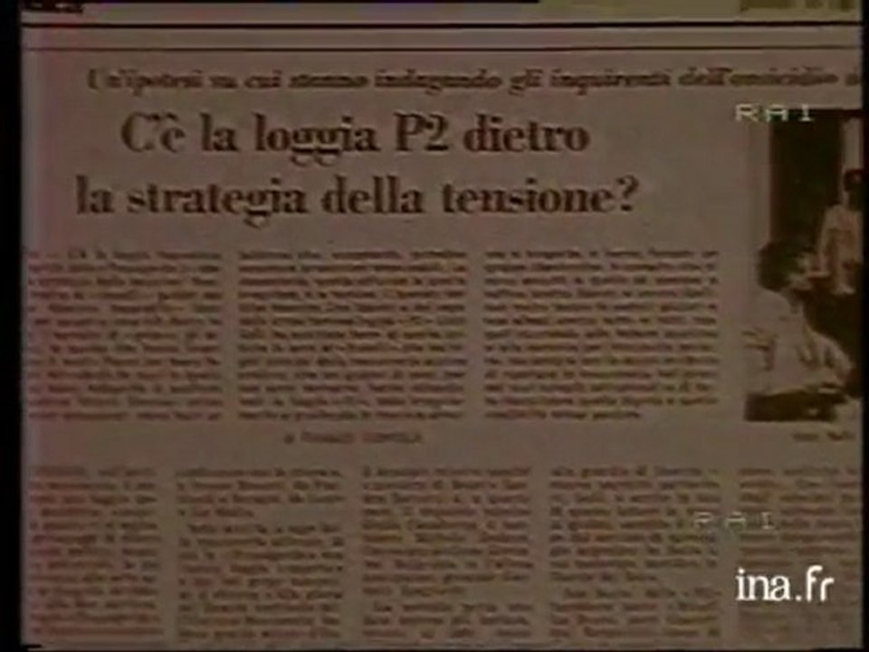 Fin de la cavale de Licio Gelli de la loge italienne P2 — Archive de l'INA