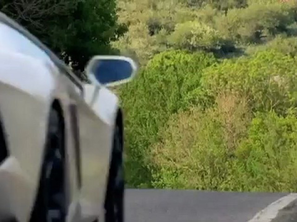 Brian Ongaro presents the Lamborghini Aventador at Lake Como