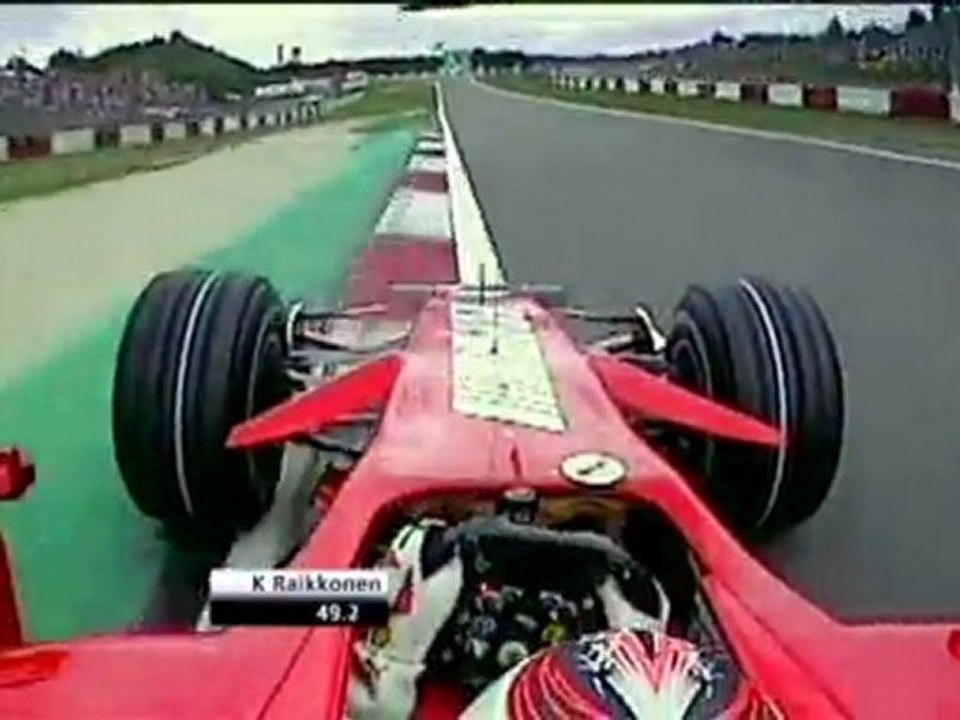 Nürburgring 2007 Kimi Räikkönen comments his Pole Position Lap