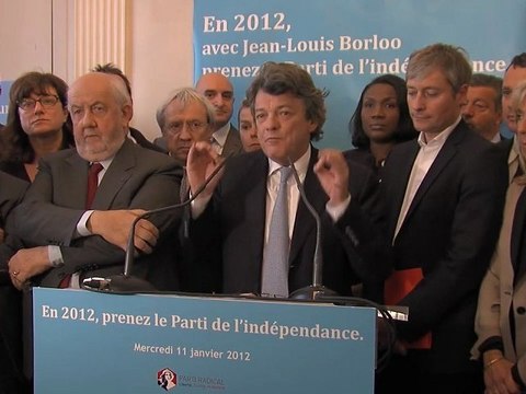 Jean-Louis BORLOO - Voeux à la Presse 2012