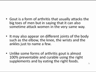 How to Cure Gout in the Foot - Home Gout Remedy