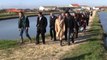 Ségolène Royal à la rencontre des ostréiculteurs à Marennes Oléron en Charente Maritime