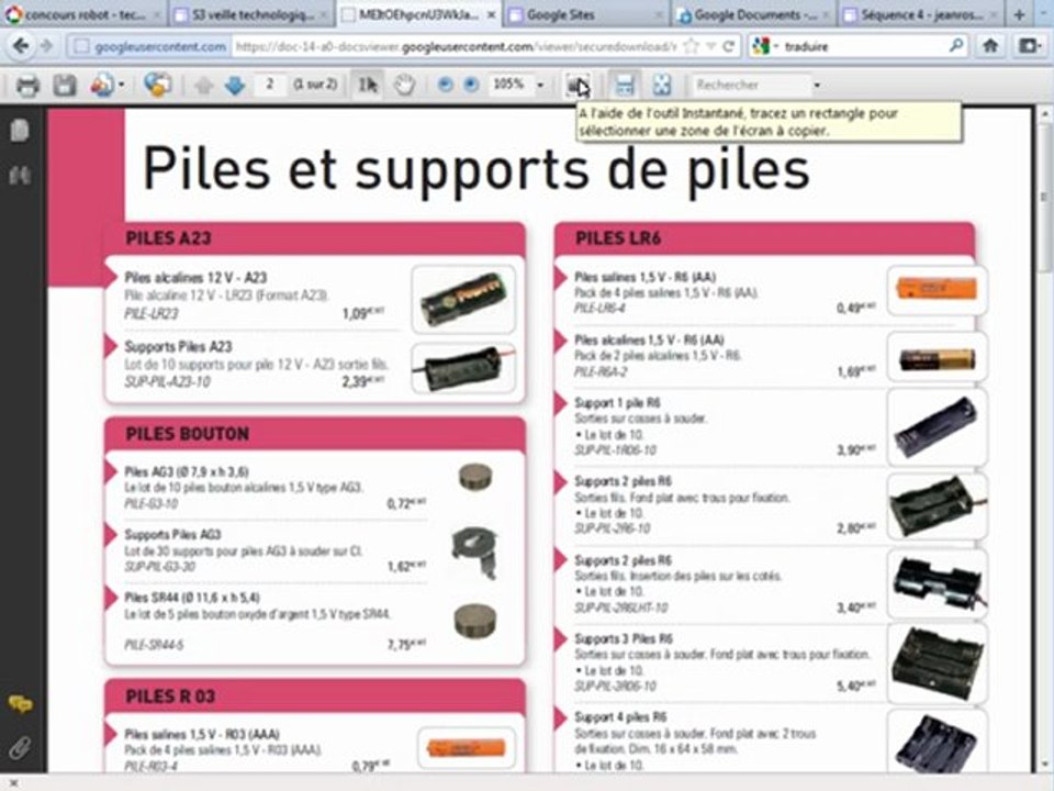 copier coller une image d'un document pdf