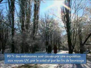 Les rayons du soleil en hiver et le mélanome