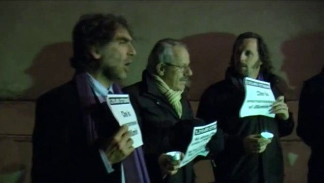 Roma - La fiaccolata del Popolo Viola contro il Porcellum