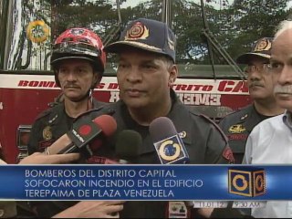 Incendio en Plaza Venezuela no deja víctimas