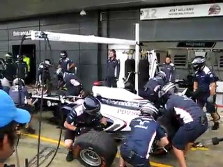 Williams F1 Pit Stop Practice
