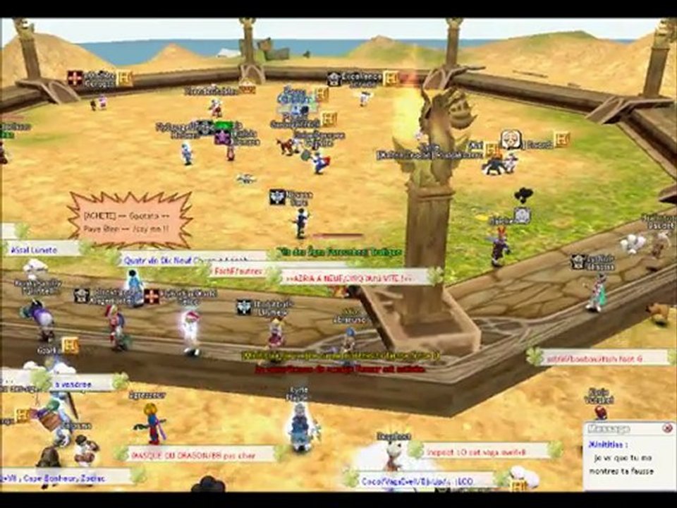 [ MMORPG FLYFF ] Trafique Humilie la guilde Raven serveur illustre.fr Minititiaa et Warriorg Plowned par Trafique La Legend du serveur illustre